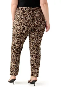 Plus Amanda Classic Print Pants