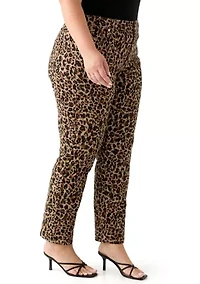 Plus Amanda Classic Print Pants