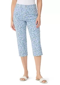 Petite Amanda Capri Pants with Slit