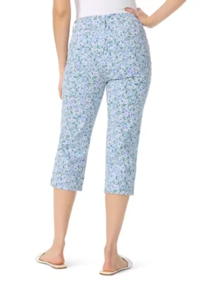 Petite Amanda Capri Pants with Slit