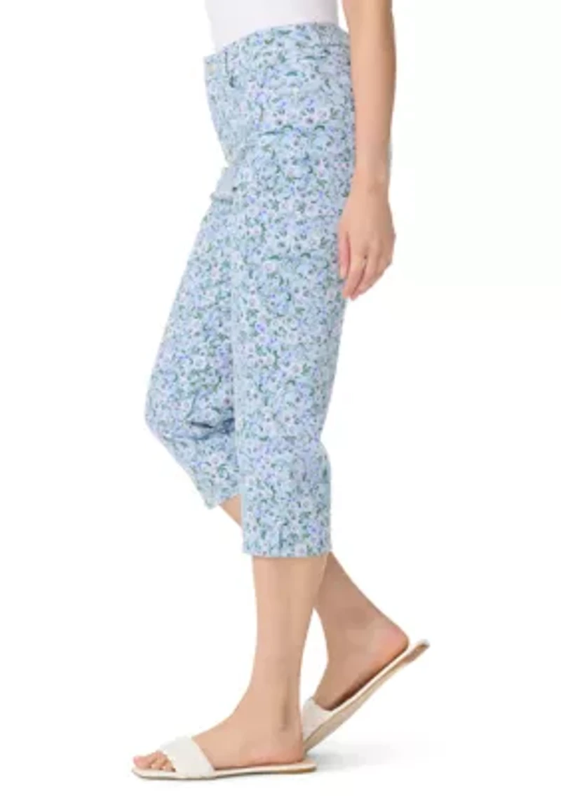 Petite Amanda Capri Pants with Slit