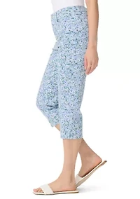 Petite Amanda Capri Pants with Slit