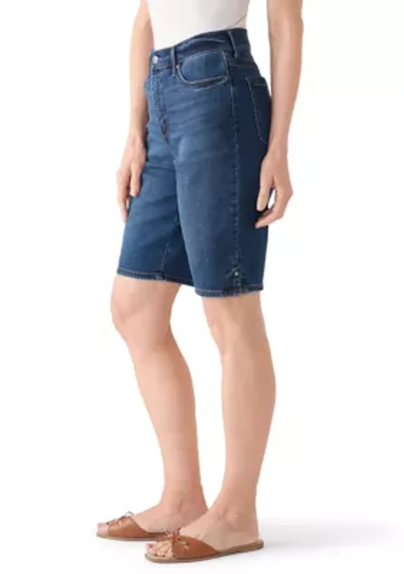 Women's Bermuda Shorts with Slits