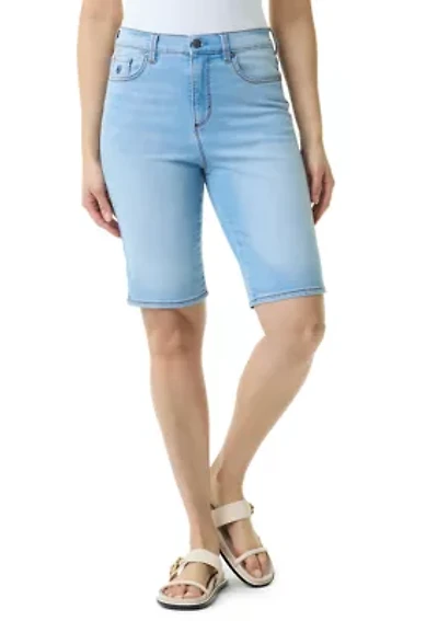 Petite Amanda Bermuda Shorts with Slits