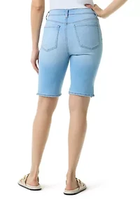 Petite Amanda Bermuda Shorts with Slits