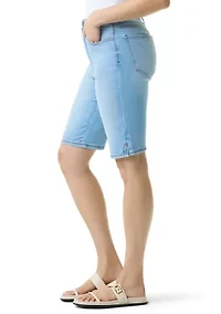 Petite Amanda Bermuda Shorts with Slits