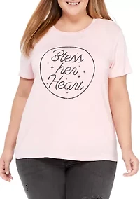 Plus Bless Her Heart T-Shirt