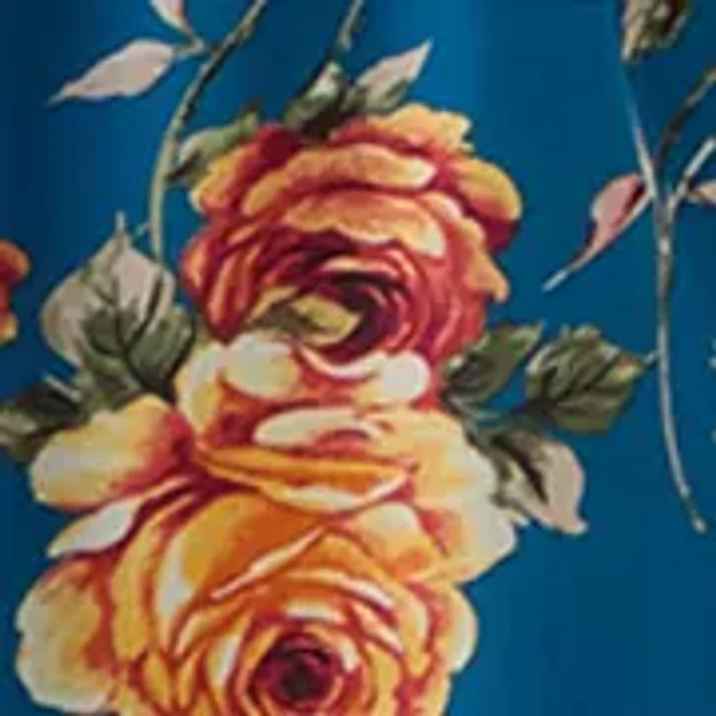 Women's Short Sleeve Smocked Hi Low Dress