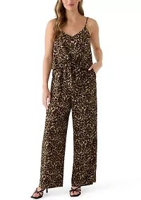 Women's Pullover Leopard Jumpsuit