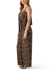 Women's Pullover Leopard Jumpsuit
