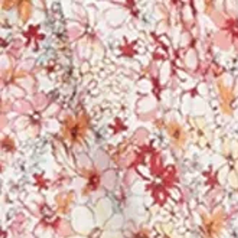 Plus Spaghetti Strap Floral Dress