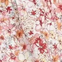 Plus Spaghetti Strap Floral Dress