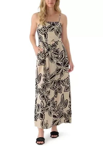 Women's Square Neck Cami Maxi Dress