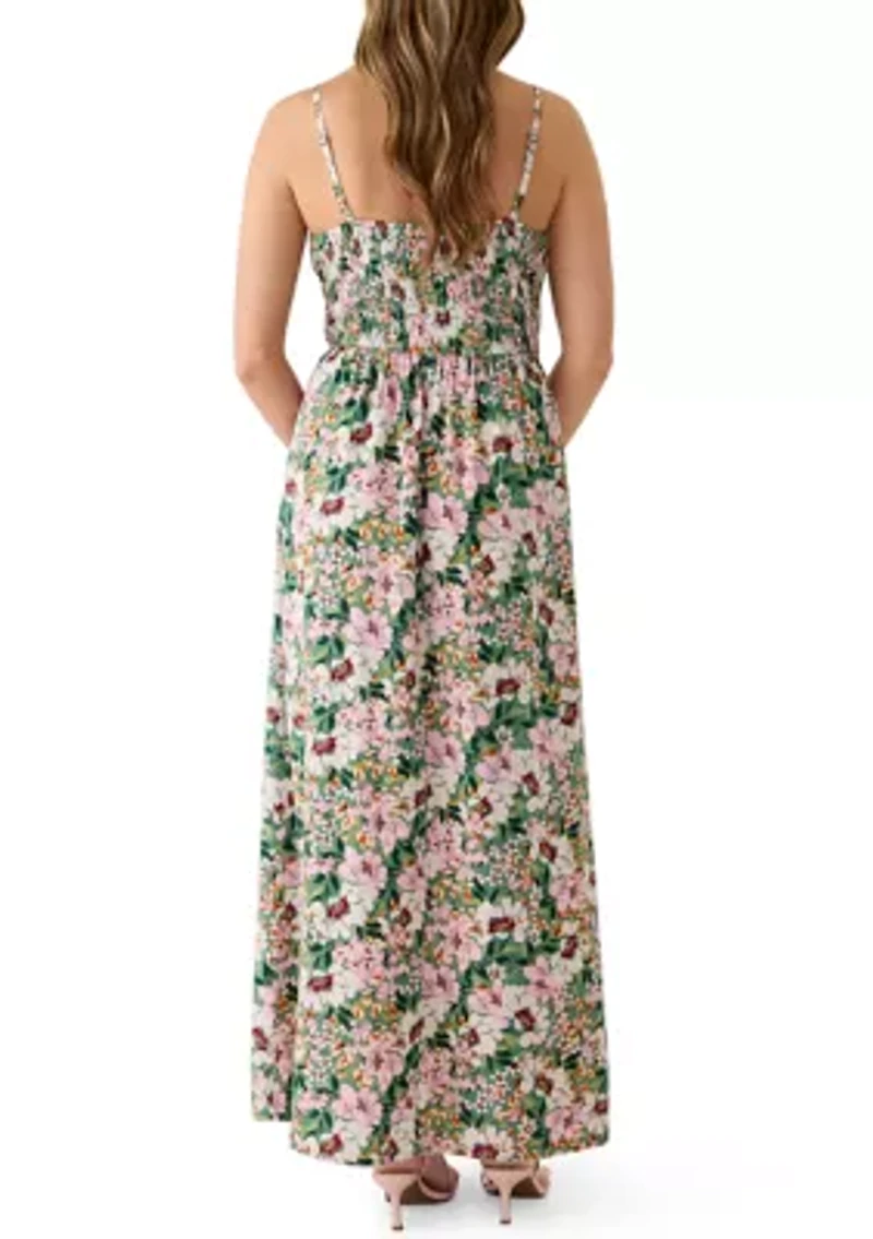 Women's Square Neck Cami Maxi Dress