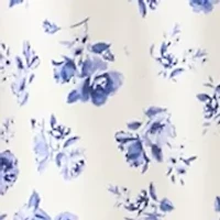Women's Linen Challis Printed Mini Dress