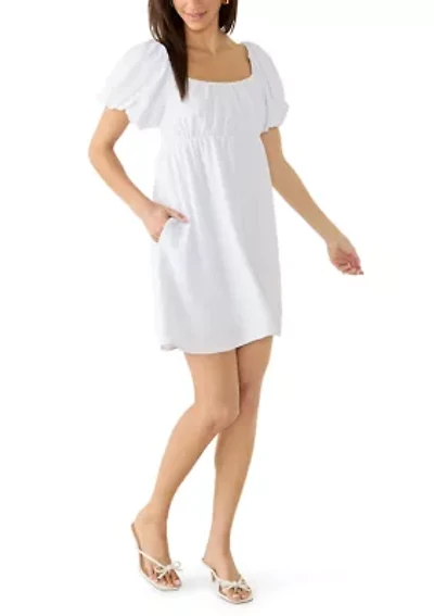Women's Puff Sleeve Mini Dress