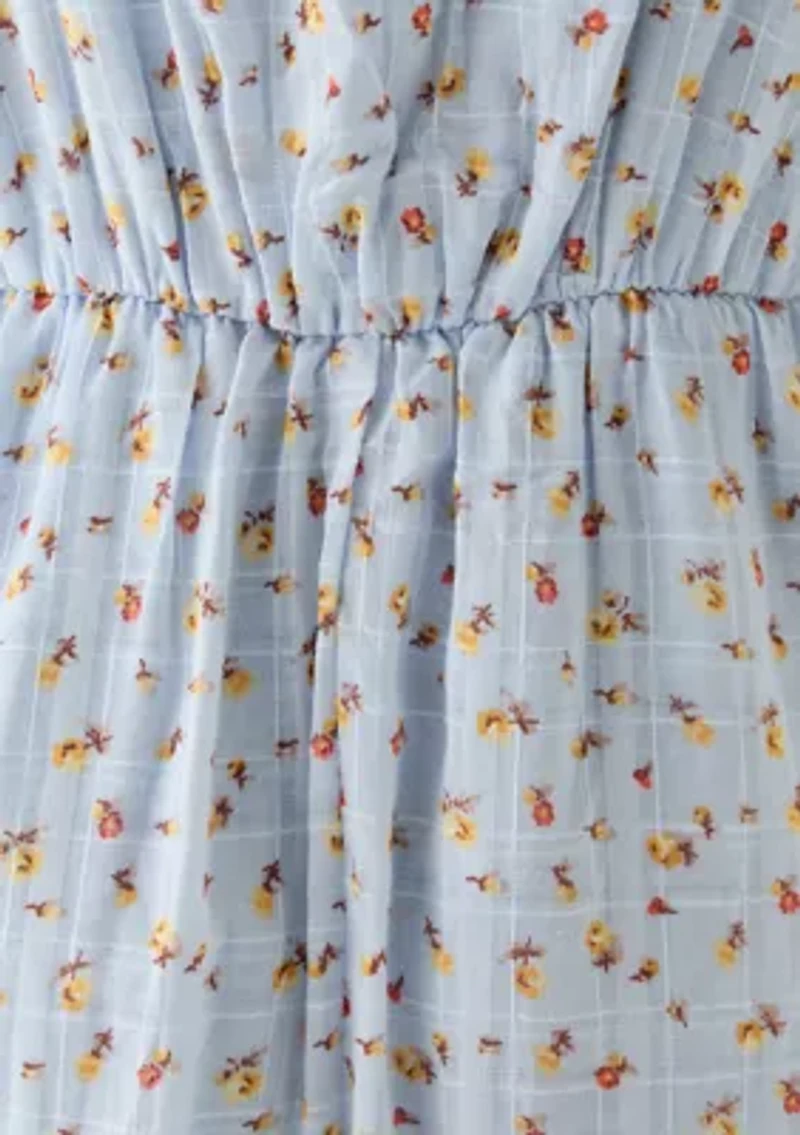 Women's Eyelet Midi Dress