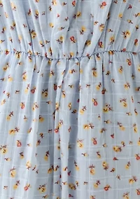 Women's Eyelet Midi Dress