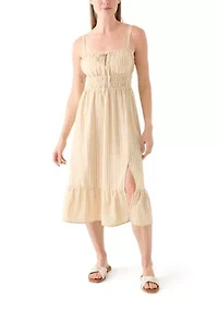 Women's Smocked Midi Dress