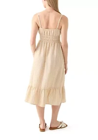 Women's Smocked Midi Dress