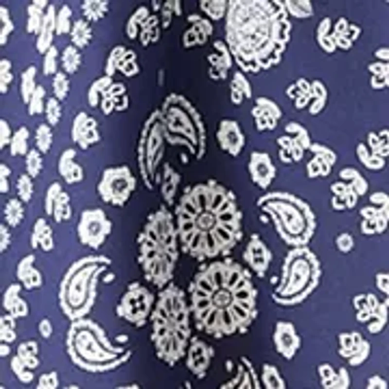 Women's Printed Challis Mini Dress