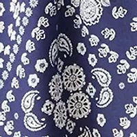 Women's Printed Challis Mini Dress