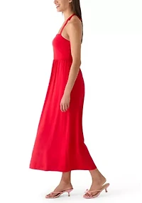 Women's Halter Neck Midi Dress