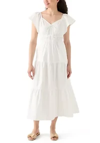 Women's Poplin Midi Dress