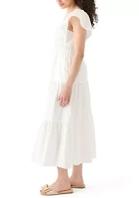Women's Poplin Midi Dress