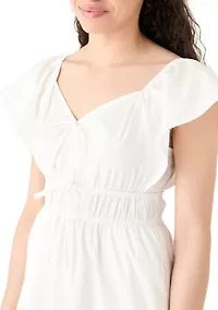 Women's Poplin Midi Dress