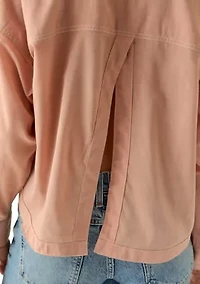 Women's Contrast Stitch Button Down Shirt