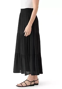Women's Gauze Tier Maxi Skirt
