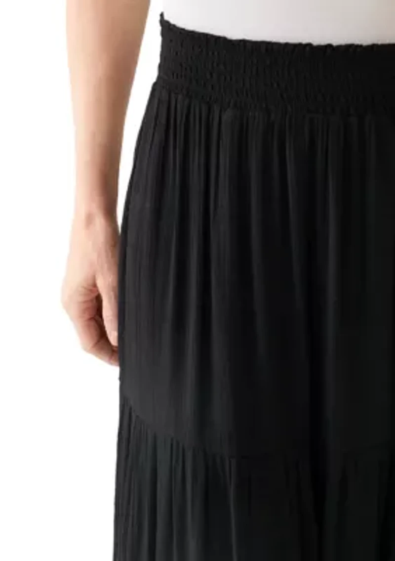 Women's Gauze Tier Maxi Skirt