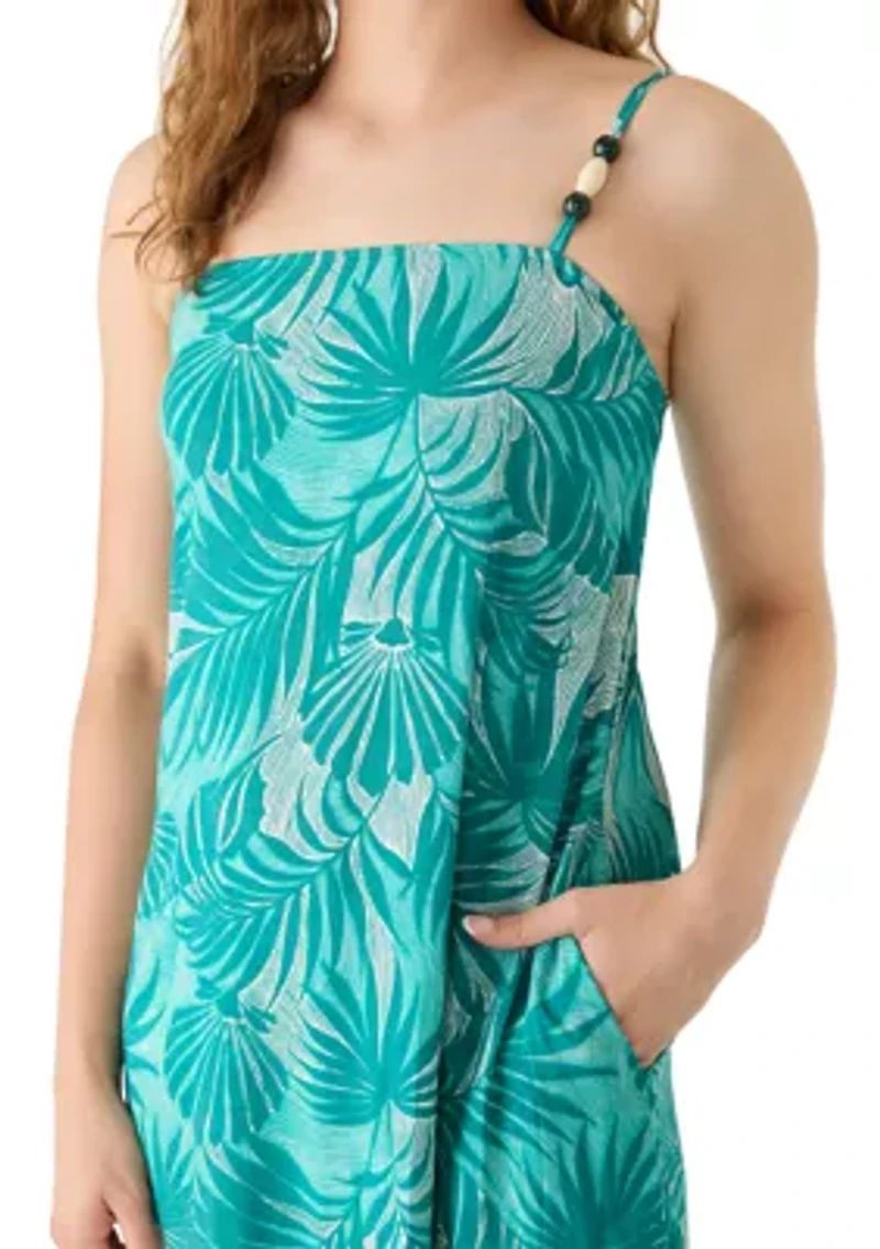 Women's Sleeveless Square Neck A-Line Dress
