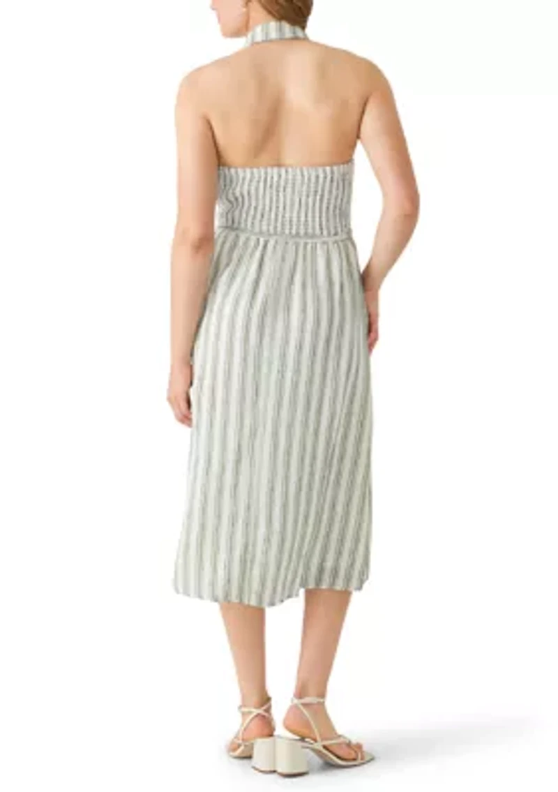 Women's Sleeveless Collared Shirtdress