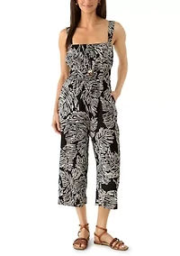 Women's Beaded Print Jumpsuit