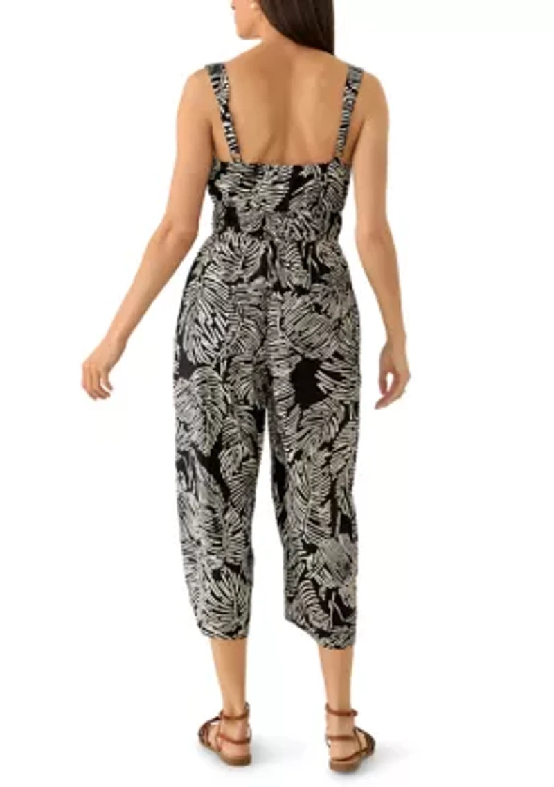 Women's Beaded Print Jumpsuit
