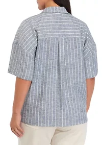 Plus Wrap Twist Front Top