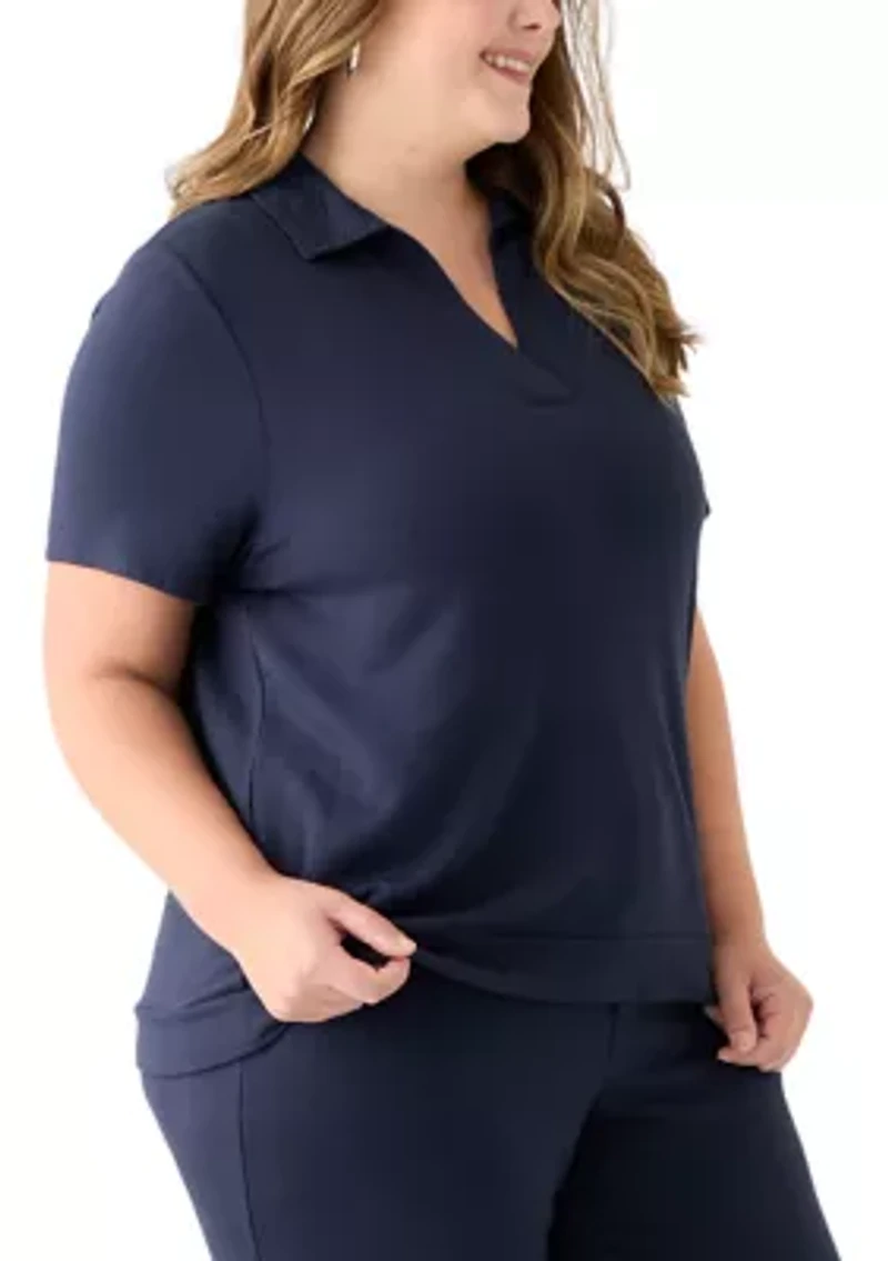 Plus Short Sleeve Knit T-Shirt