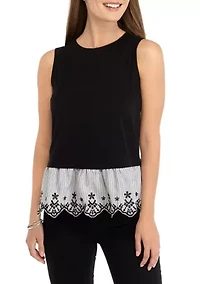 Women's Cross Back 2Fer Tank