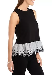 Women's Cross Back 2Fer Tank