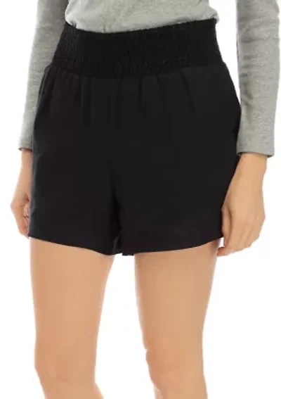 Petite Smocked Soft Shorts