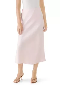 Women's Pull On Satin Maxi Skirt