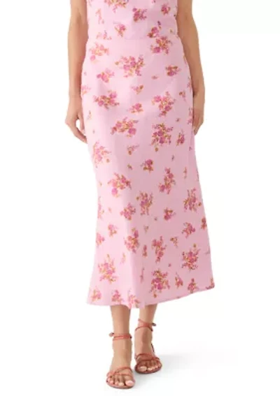 Women's Pull On Lace A-Line Midi Skirt