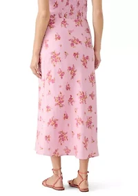 Women's Pull On Lace A-Line Midi Skirt