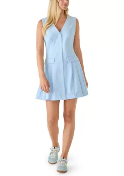 Women's Sleeveless V-Neck Mini Dress