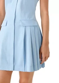 Women's Sleeveless V-Neck Mini Dress