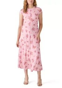 Women's Cap Sleeve Maxi Dress