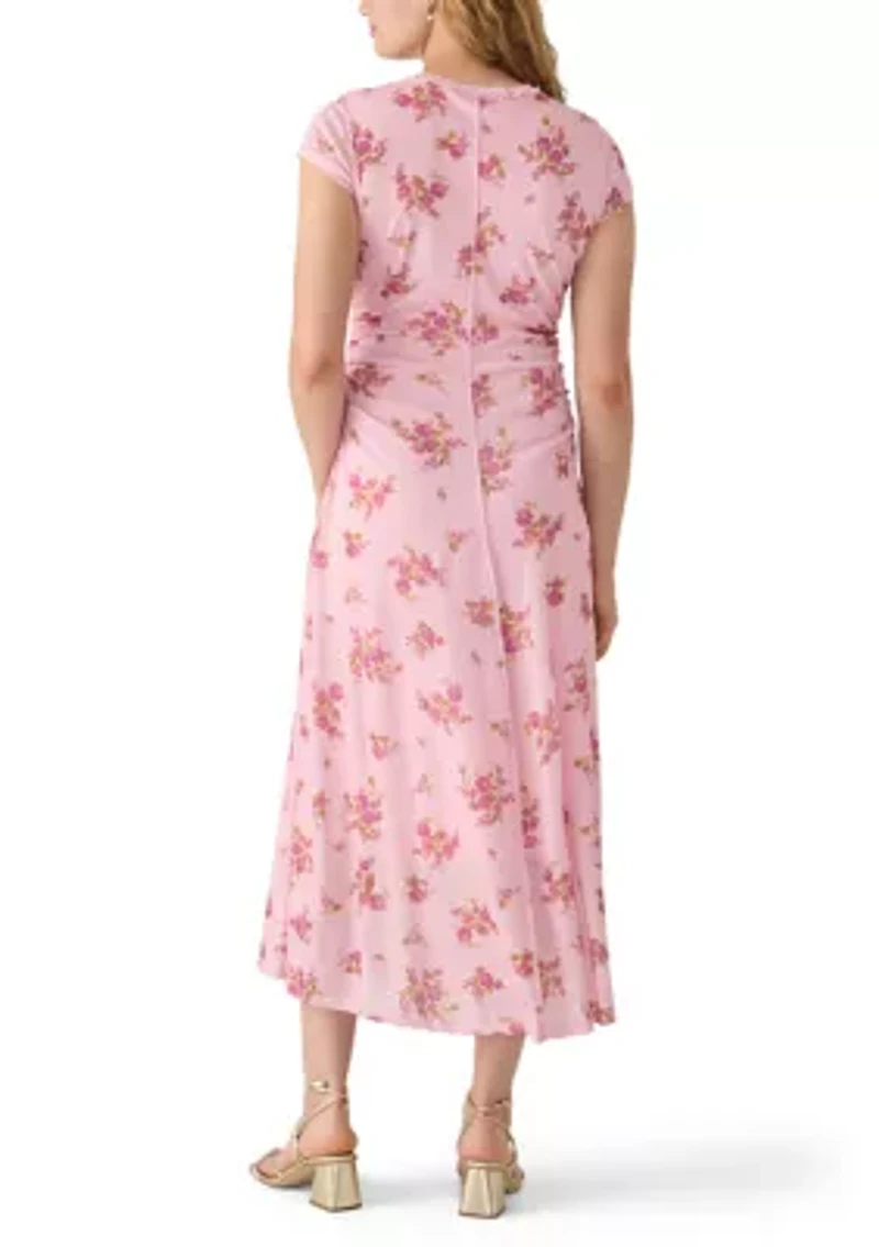 Women's Cap Sleeve Maxi Dress