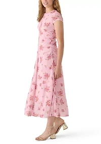 Women's Cap Sleeve Maxi Dress